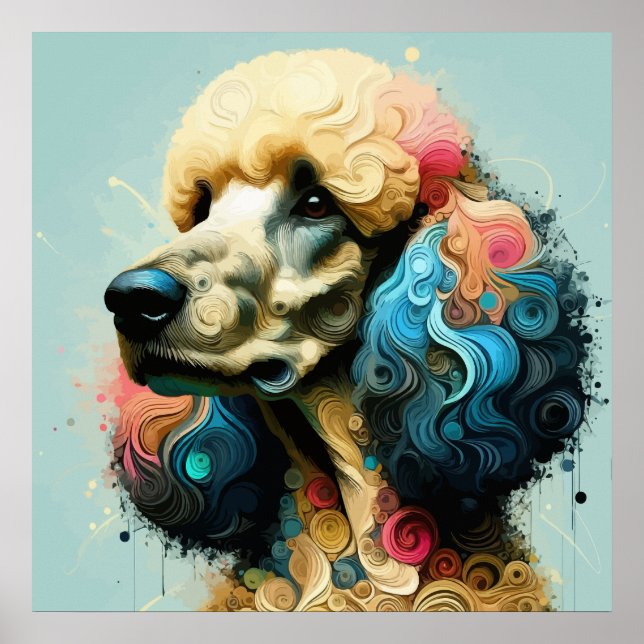 Planner Poodle Poster (Front)