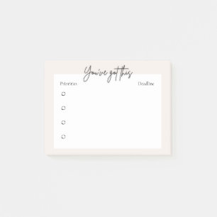 Planner Post-it / sticky notes - minimal design