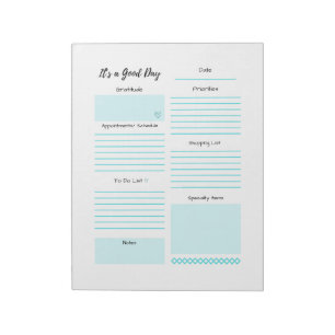 Planner Schedule To Do List  Notepad