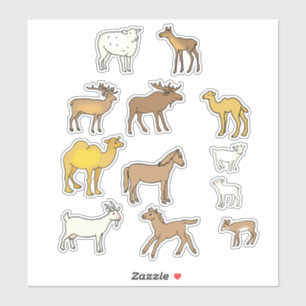 Planner stickers , animals 