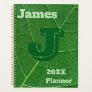 Planner, Tree Leaf Background Planner
