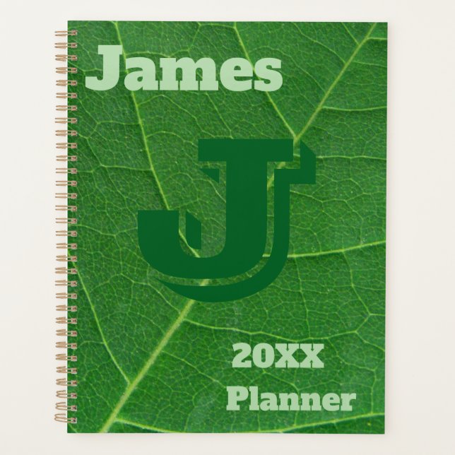 Planner, Tree Leaf Background  Planner (Front)