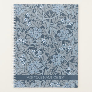 PLANNER : WILLIAM MORRIS : BLUE JASMINE