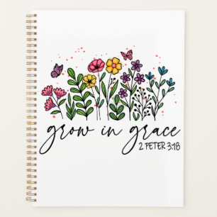Planner with Bible Verse