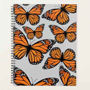 Planner with Monarch Butterflies