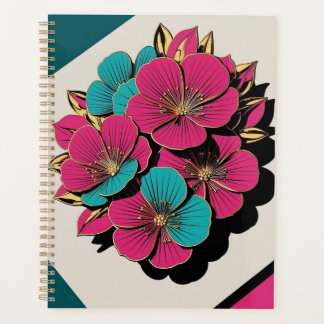 Planner's Notebook Modern Peony Design Planner