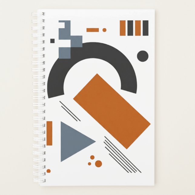 Planners with Creative Geometric Art (Front)