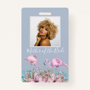 PLANNING Gifts for Bride - Flamingo Theme ID Badge