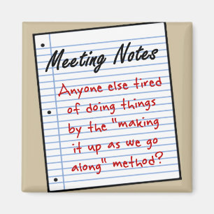 Planning Meeting Magnet