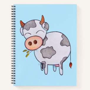 Planning My Next Mooove.. Customisable Cow Notebook
