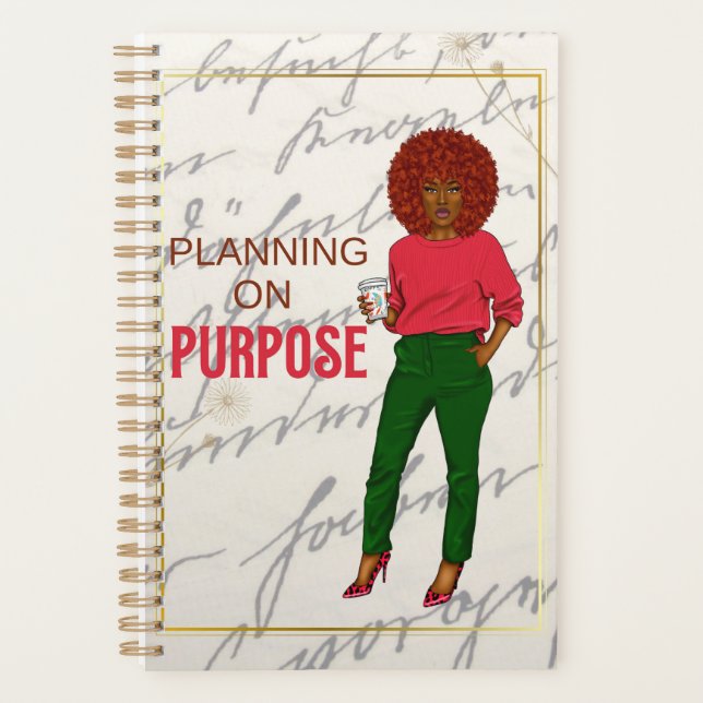 Planning on Purpose Boss Babe Planner (Front)