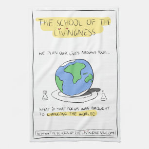 Planning Our Lives Around Food Tea Towel
