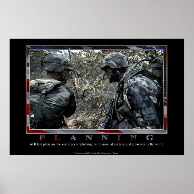 Planning Poster (Front)