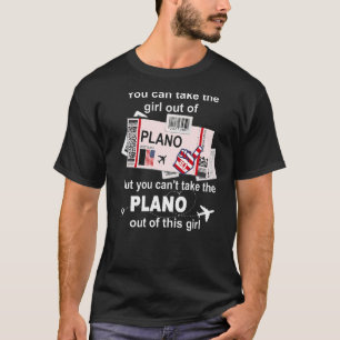 Plano Boarding Pass Plano Girl T-Shirt