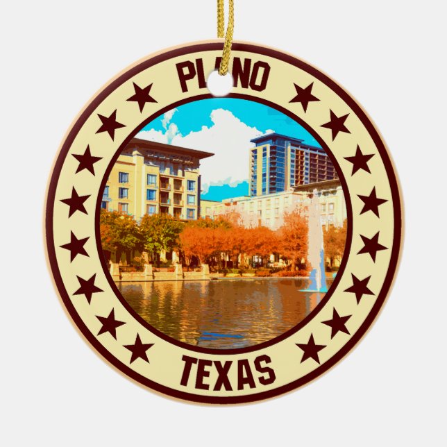 Plano                                              ceramic tree decoration (Front)
