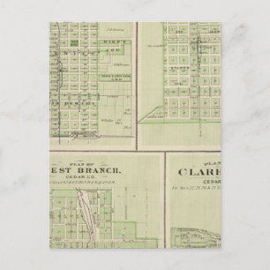 Plans of DeWitt, Tipton Postcard
