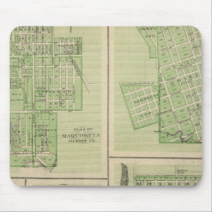 Plans of Maquoketa, Bellevue, Princeton Mouse Mat