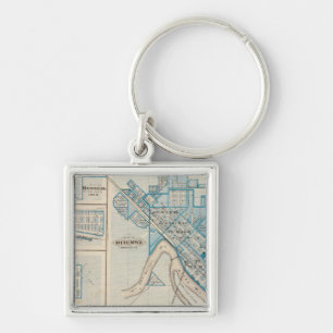 Plans of Ottumwa, Russell, Scranton Key Ring