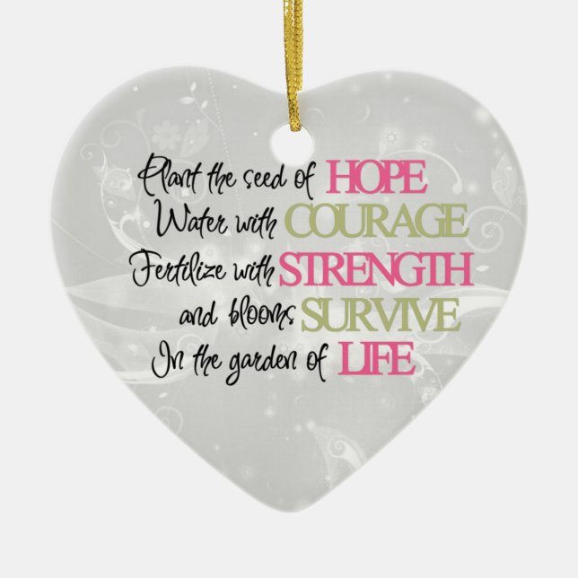 Plant a seed Ornament (Front)