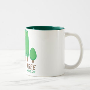 Plant a Tree - Arbor Day Two-Tone Coffee Mug