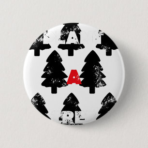 Plant A tree Pattern 6 Cm Round Badge