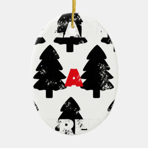 Plant A tree Pattern Ceramic Tree Decoration