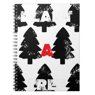 Plant A tree Pattern Notebook