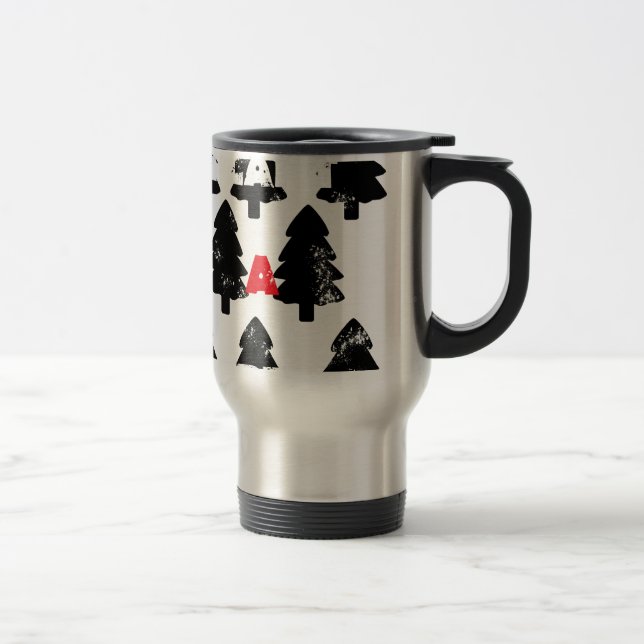 Plant A tree Pattern Travel Mug (Right)
