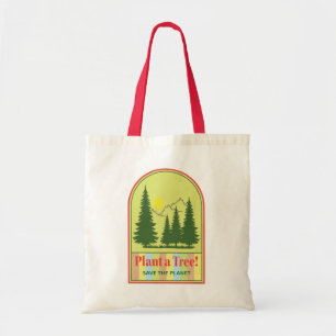 Plant a Tree, Safe the Forest, Earth day Cool Tote Bag