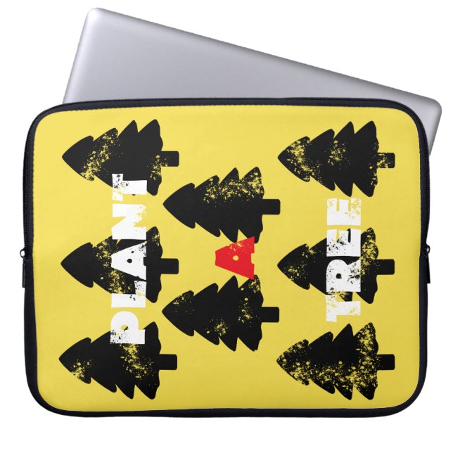 Plant A Tree Save The Planet Laptop Sleeve (Front)