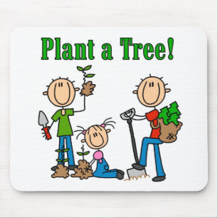 Plant a Tree T-shirts and Gifts Mouse Mat