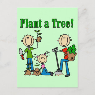 Plant a Tree T-shirts and Gifts Postcard