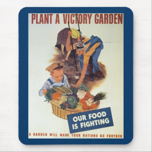 Plant a Victory Garden Mouse Mat