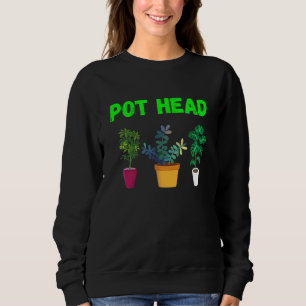 Plant And Gardener Pot Head Succulent Sweatshirt