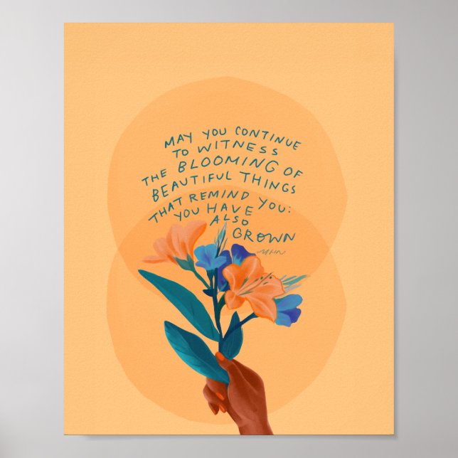 Plant Art by Black Woman Artist Poster (Front)