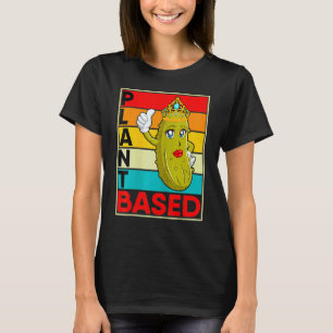 Plant Based Food Vegan Vegetable Pickle Queen Cucu T-Shirt
