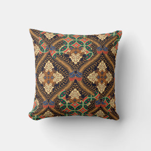 Plant-Based Indonesian Batik: Distinctive Patterns Cushion