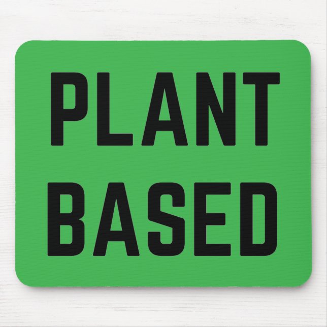 Plant Based Vegan Mouse Mat (Front)