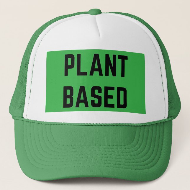Plant Based Vegan Trucker Hat (Front)