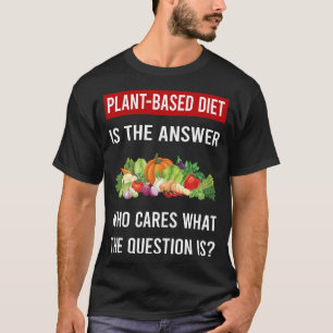 Plant Based Vegan Vegetarian Veganism Meatless T-Shirt