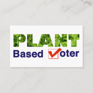 Plant Based Voter Business Card