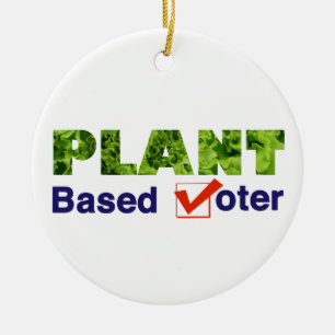 Plant Based Voter Ceramic Tree Decoration