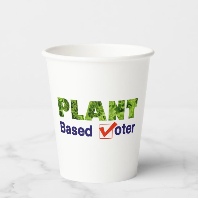 Plant Based Voter Paper Cups (Front)