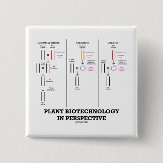 Plant Biotechnology In Perspective (Transgenesis) 15 Cm Square Badge