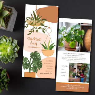 Plant Business Marketing Rack Card