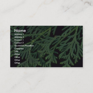 Plant Cedar Business Card