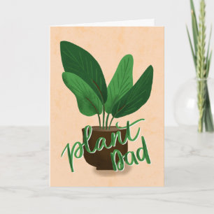 Plant Dad Fathers Day  Card