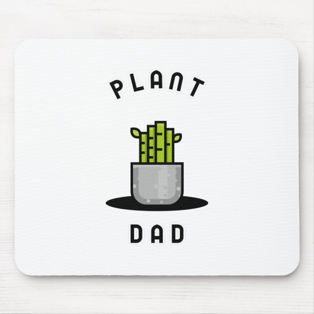 Plant Dad Mouse Mat (Front)