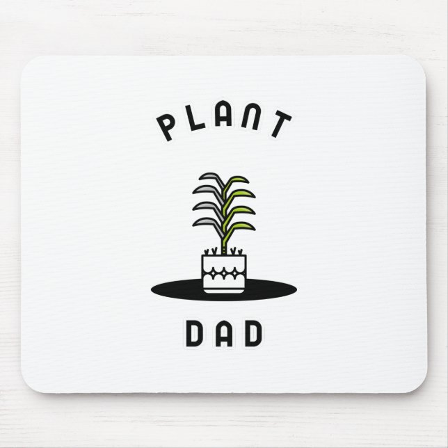 Plant Dad Mouse Mat (Front)