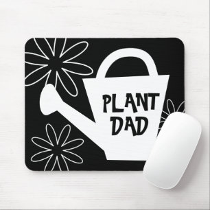 Plant Dad mousepad. Funny gardening quote Mouse Mat